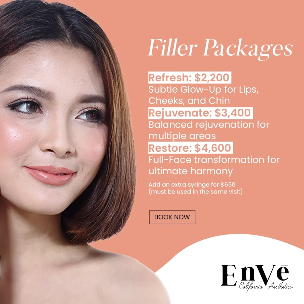 November filler promotion highlighting special offers on dermal fillers for facial contouring and rejuvenation in Palm Springs.
