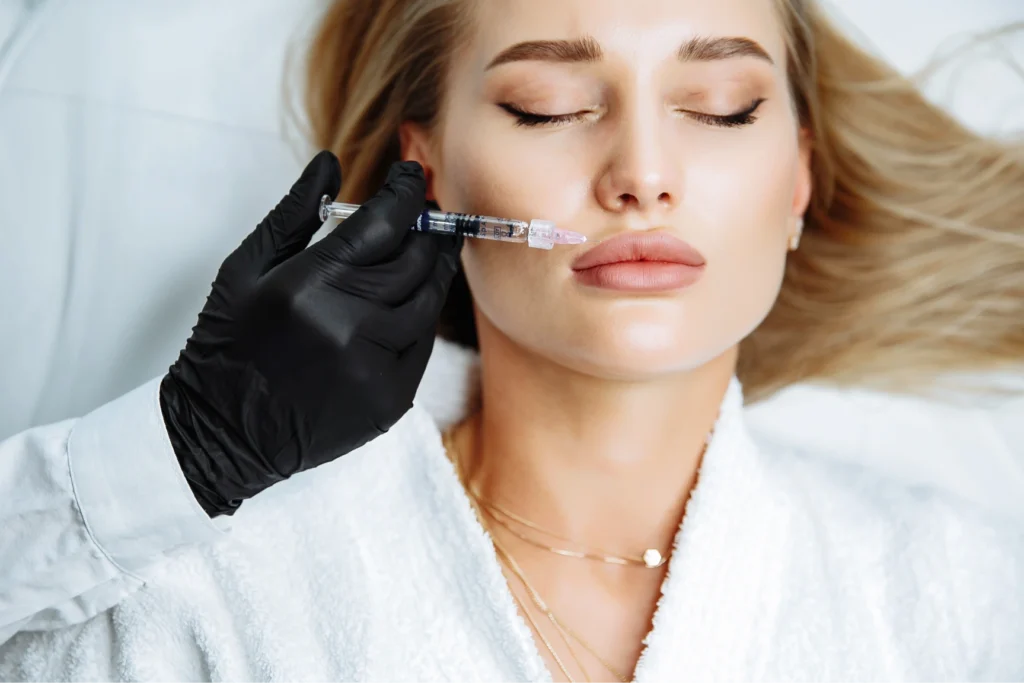 Juvederm filler treatment for facial rejuvenation and volume enhancement