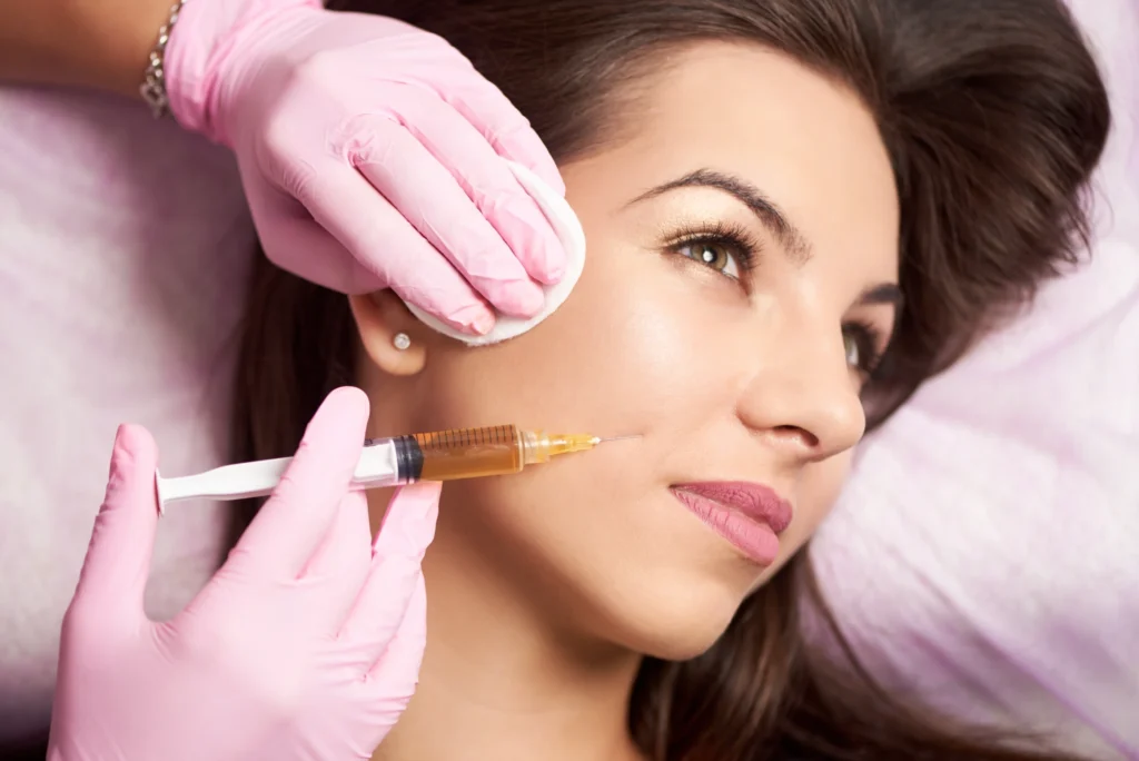 Restylane filler treatment for facial contouring and wrinkle correction at Enve California Aesthetics in Tustin, CA