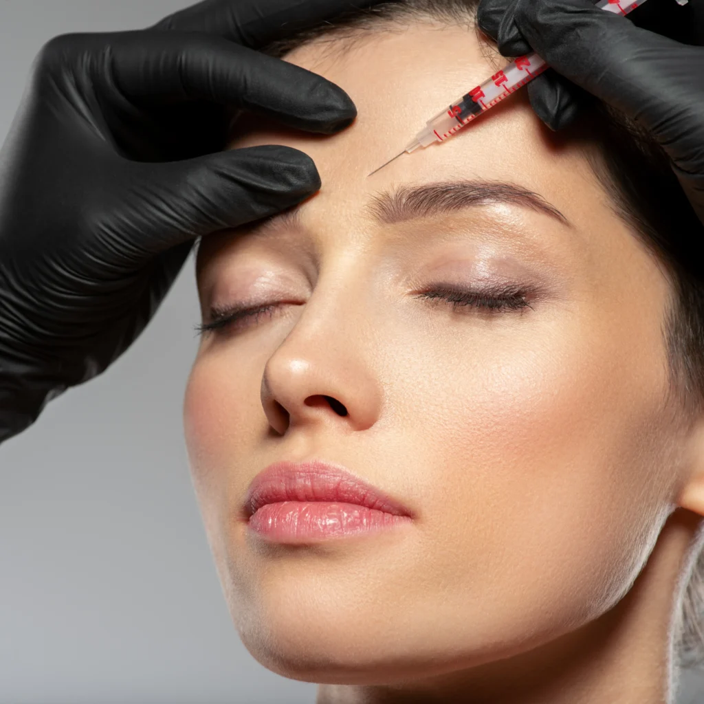 Expert injector administering Dysport treatment at Enve California Aesthetics in Palm Springs, CA